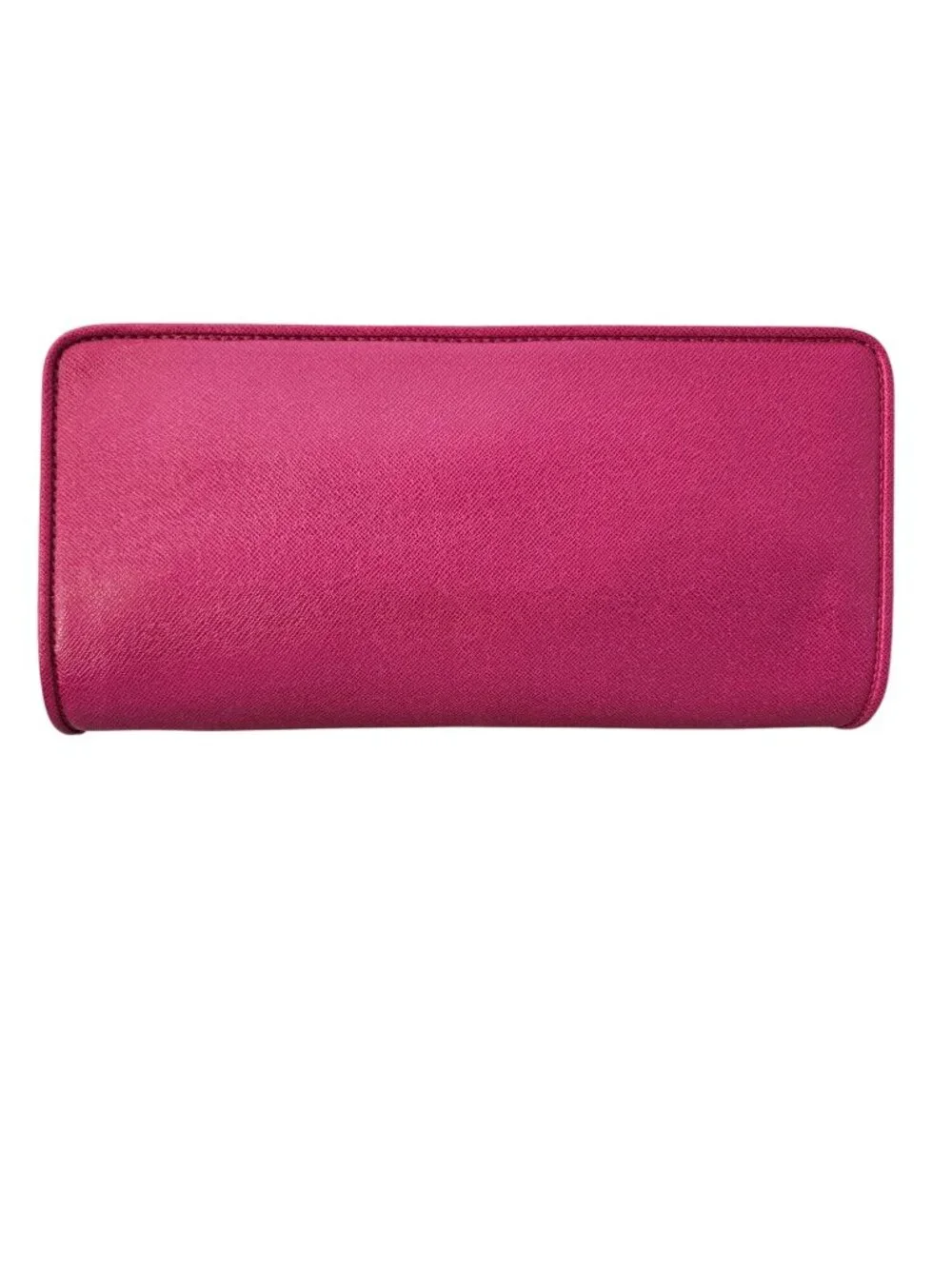 Isaac Mizrahi The Valerie Collection Fushia/Pink Zip Around Clutch